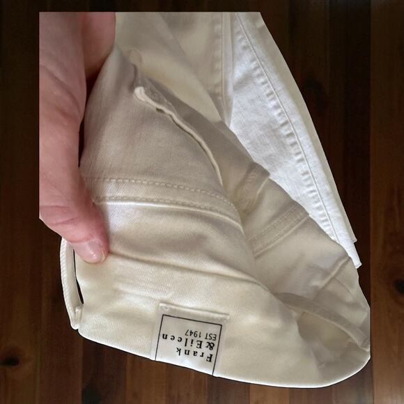 Frank & Eileen Sligo White Skinny Jeans Italian Performance Raw Women's size 26 - Picture 5 of 12